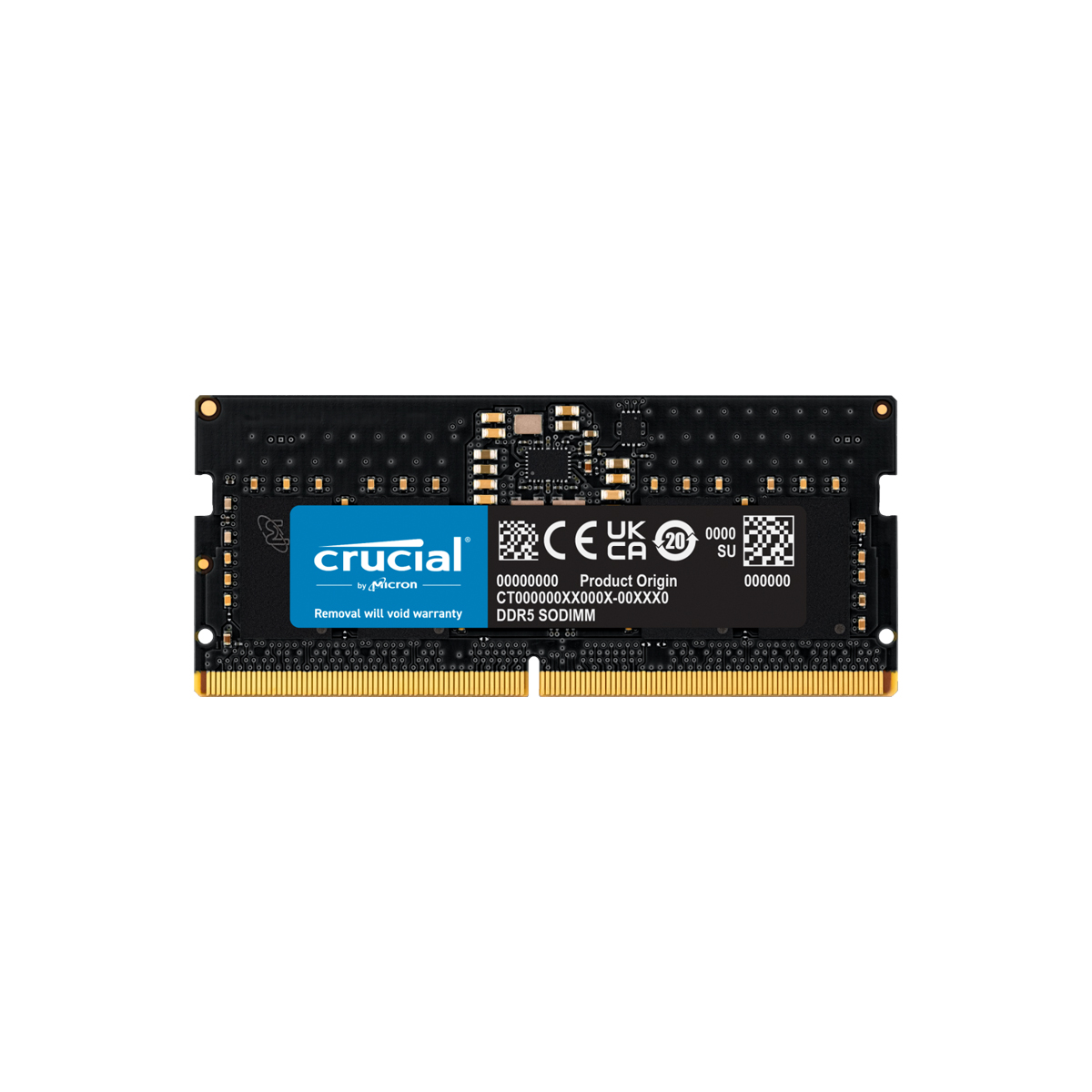 Memoria Sodimm Ddr5 Crucial  Ct16G56C46S5  16Gb 5600Mhz  Cl46 - CRUCIAL